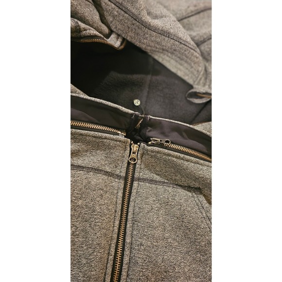Lululemon Long & Short of It Hooded Convertible Cropped Long Jacket Women's 8 - Picture 7 of 8